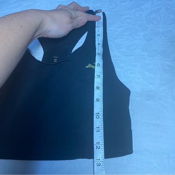 Tracksmith Allston Sports Bra Distance Running Nylon Black Longline Racerback - Picture 9 of 13